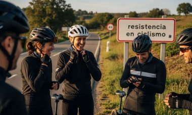 ciclistas carretera resistencia