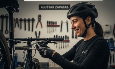 ajustar zapatas bici