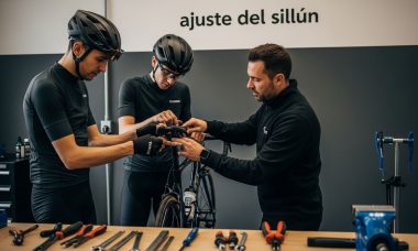 ajustar sillín bicicleta carretera