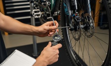 ajustar amortiguador bicicleta